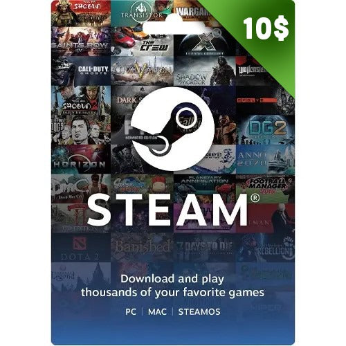 Steam Gift Card (Email Delivery)