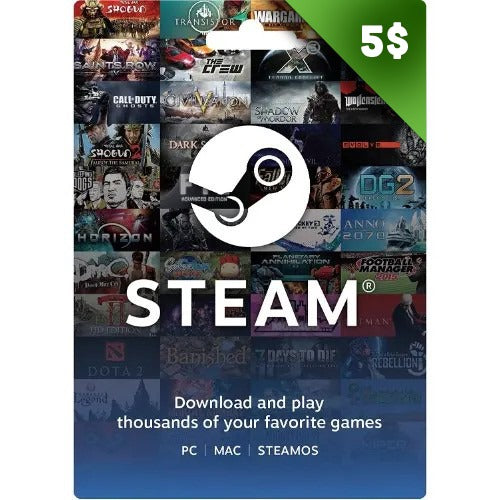 Steam Gift Card (Email Delivery)
