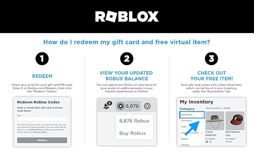 Roblox Digital Gift Card GLOBAL (Email Delivery - Includes Exclusive Virtual Item)