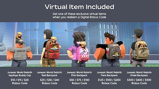Roblox Digital Gift Card GLOBAL (Email Delivery - Includes Exclusive Virtual Item)