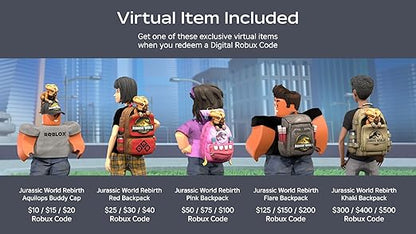 Roblox Digital Gift Card GLOBAL (Email Delivery - Includes Exclusive Virtual Item)