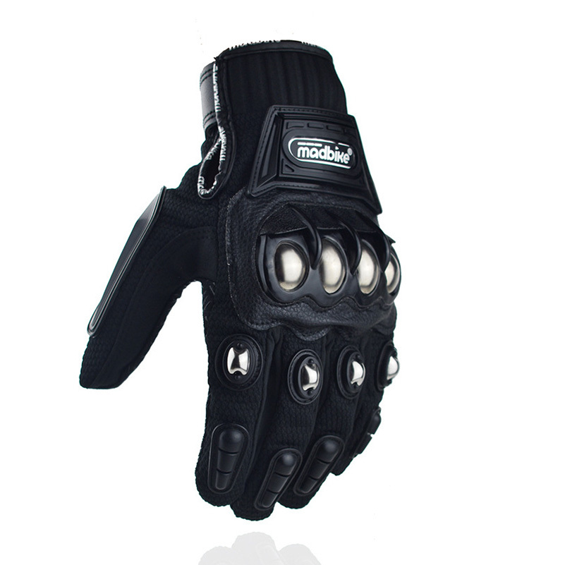 Off-Road Motorcycle Riding Gloves – Alloy Knuckle Protection & Touchscreen Support
