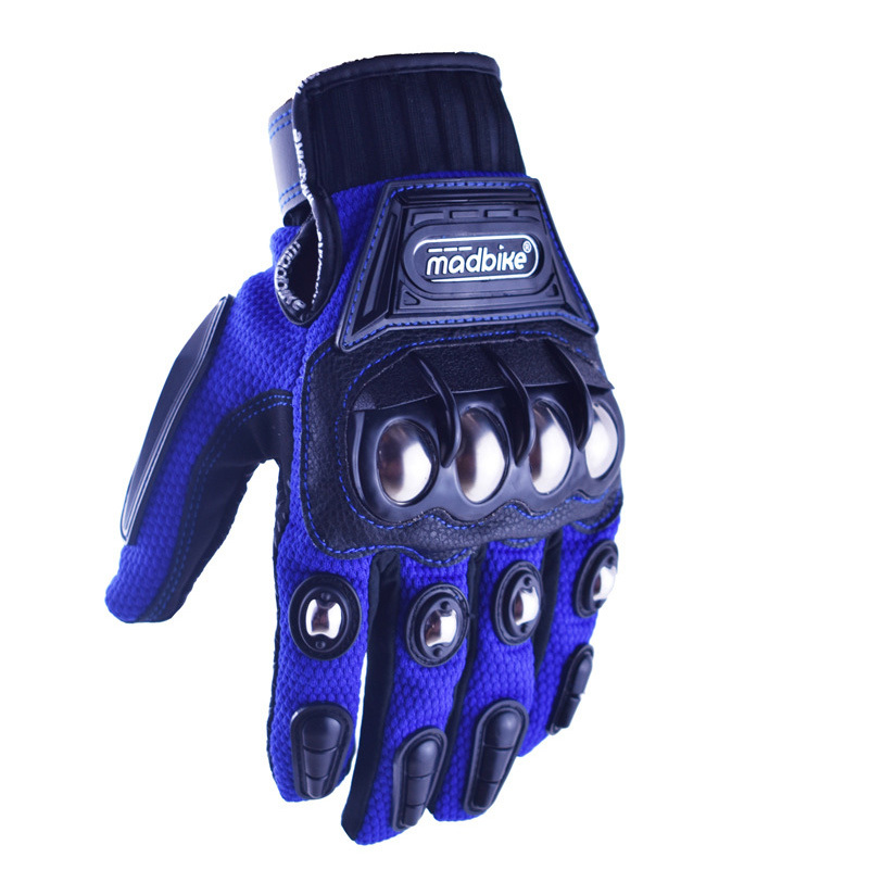Off-Road Motorcycle Riding Gloves – Alloy Knuckle Protection & Touchscreen Support