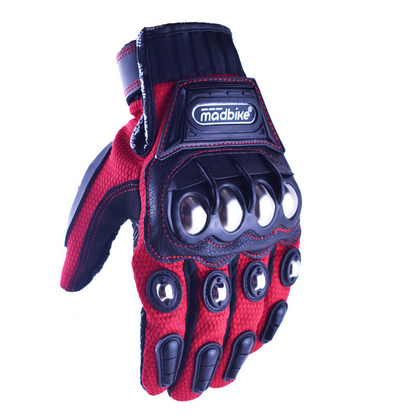 Off-Road Motorcycle Riding Gloves – Alloy Knuckle Protection & Touchscreen Support