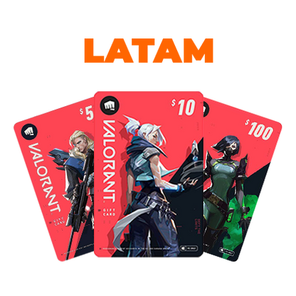 VALORANT Gift Cards  (Email Delivery - LATAM Region)